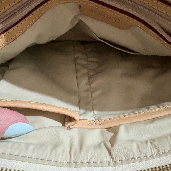 MZ Wallace Cream Quilted Crossbody Bag - Picture 6 of 10